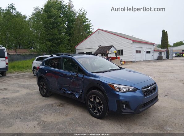 JF2GTABC0JH339560 2018 SUBARU CROSSTREK Blue Vista frontal