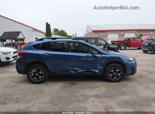 JF2GTABC0JH339560 2018 SUBARU CROSSTREK Blue Vista interior trasera