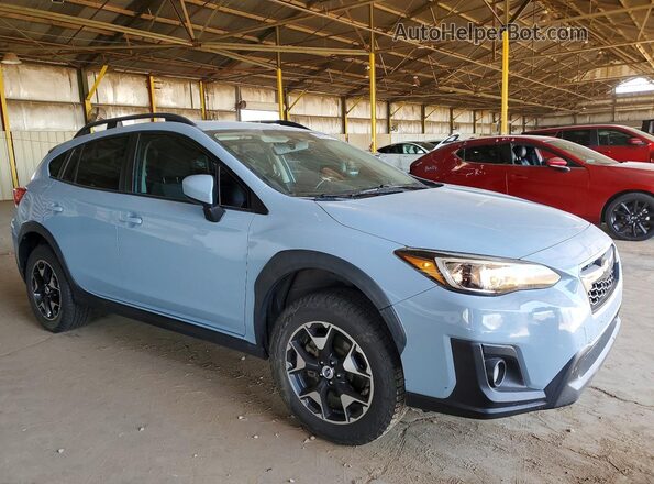 JF2GTABC1JG296238 2018 SUBARU CROSSTREK Blue Передня права чверть