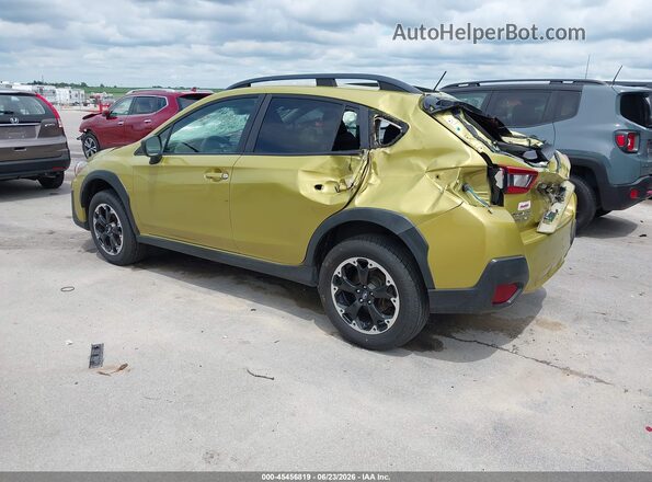 JF2GTABC1MH233591 2021 SUBARU CROSSTREK Зеленый Задняя левая четверть
