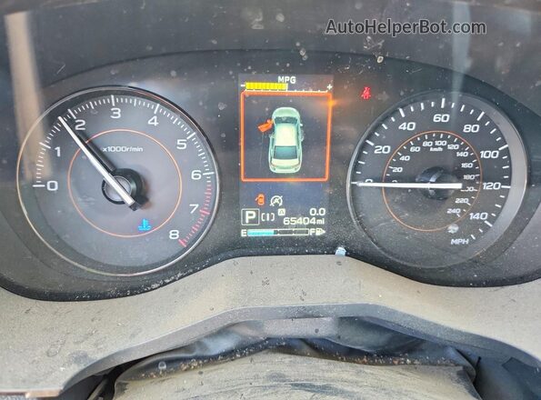 JF2GTABC1NH214539 2022 SUBARU CROSSTREK White Սարքավորումների վահանակի տեսք