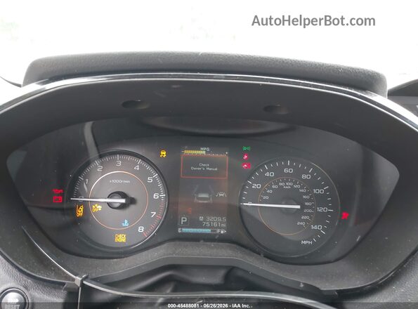 JF2GTABC2K8239980 2019 SUBARU CROSSTREK Black Вид задніх сидінь