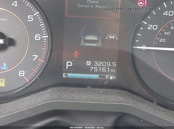 JF2GTABC2K8239980 2019 SUBARU CROSSTREK Black 