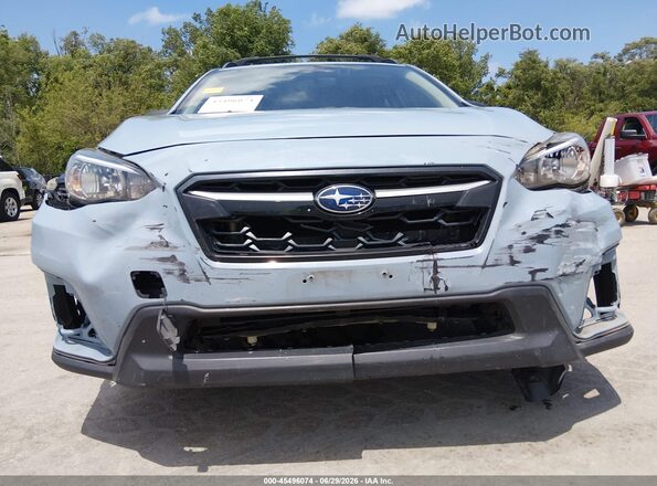 JF2GTABC2L8234537 2020 SUBARU CROSSTREK Light Blue Vista frontal
