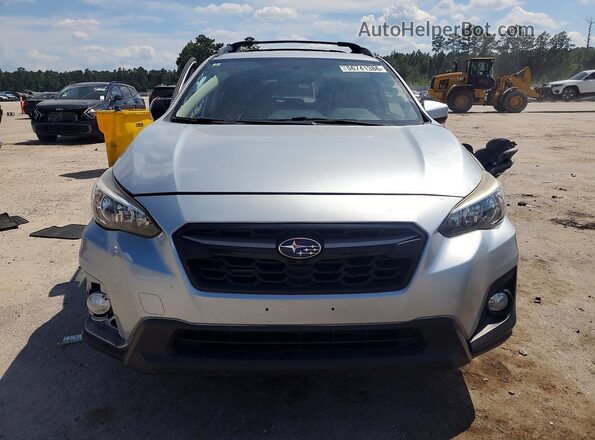 JF2GTABC3JH207859 2018 SUBARU CROSSTREK Silver წინა ხედი