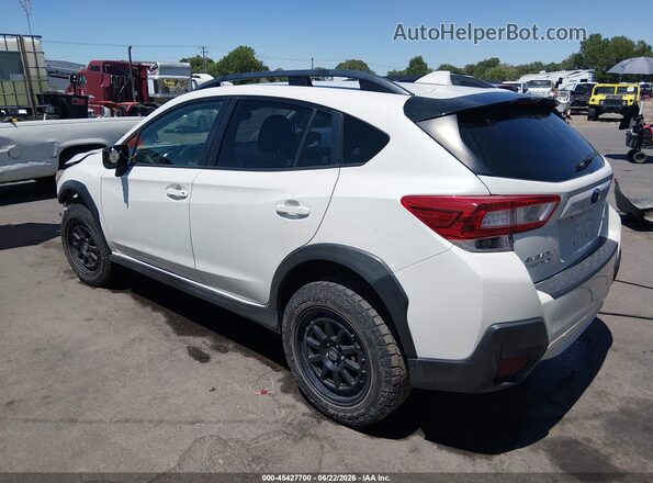 JF2GTABC3JH314653 2018 SUBARU CROSSTREK Белый Задняя левая четверть