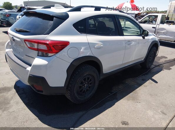 JF2GTABC3JH314653 2018 SUBARU CROSSTREK Белый Задняя правая четверть