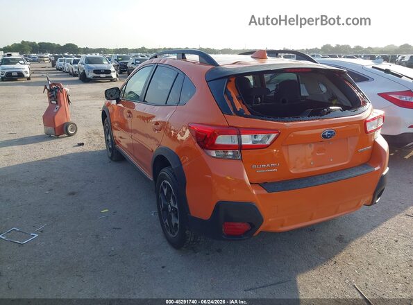 JF2GTABC3JH339763 2018 SUBARU CROSSTREK Оранжевый Задняя левая четверть