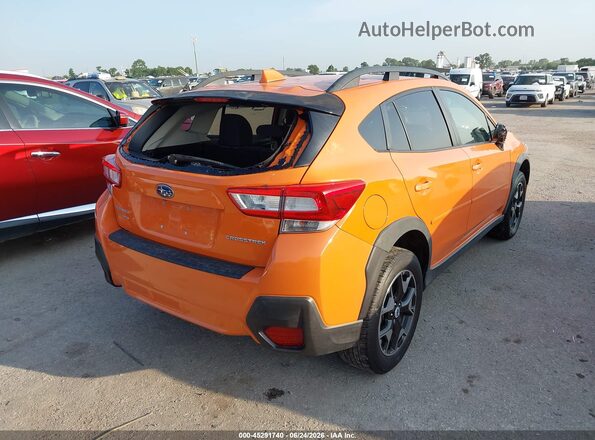 JF2GTABC3JH339763 2018 SUBARU CROSSTREK Оранжевый Задняя правая четверть