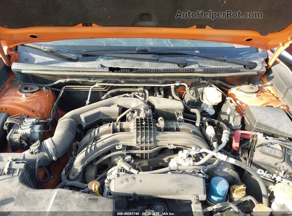 JF2GTABC3JH339763 2018 SUBARU CROSSTREK Оранжевый Вид сзади