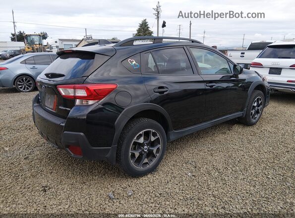 JF2GTABC4JH211547 2018 SUBARU CROSSTREK Black Հետևի աջ