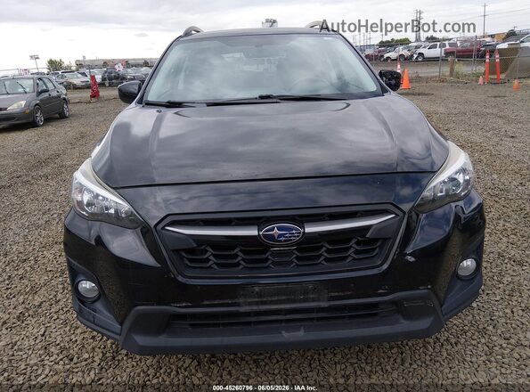 JF2GTABC4JH211547 2018 SUBARU CROSSTREK Black Սալոնի հետևի տեսք