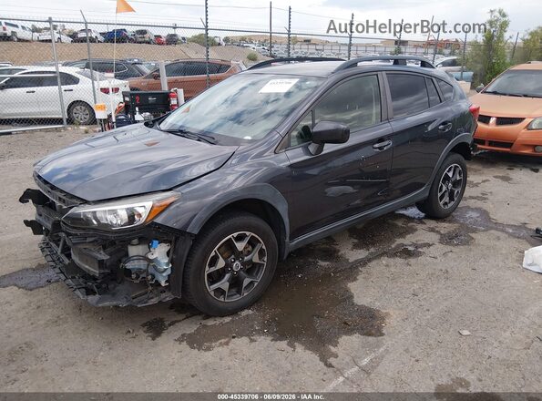 JF2GTABC4JH301846 2018 SUBARU CROSSTREK Black Front left