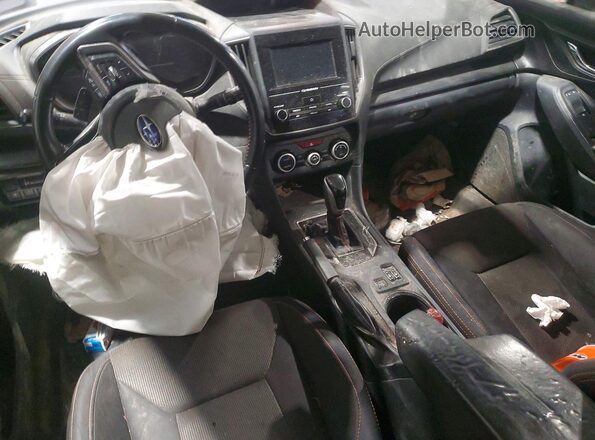 JF2GTABC4JH318288 2018 SUBARU CROSSTREK Gray Առջևի վահանակի տեսք