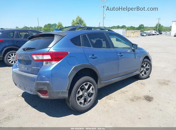 JF2GTABC5JH229507 2018 SUBARU CROSSTREK Blue Задня права чверть