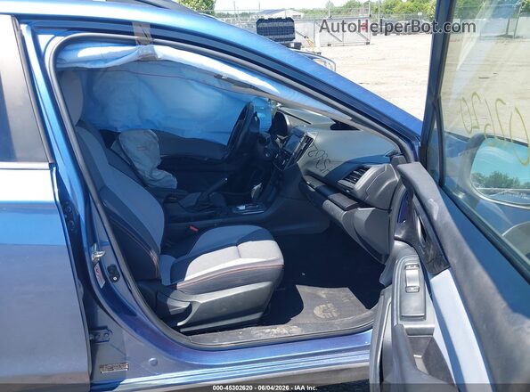 JF2GTABC5JH229507 2018 SUBARU CROSSTREK Blue Вид салону спереду