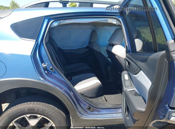 JF2GTABC5JH229507 2018 SUBARU CROSSTREK Blue Вид наклейки з VIN-кодом