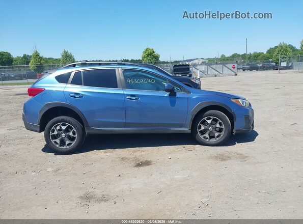 JF2GTABC5JH229507 2018 SUBARU CROSSTREK Blue Вид задньої частини салону