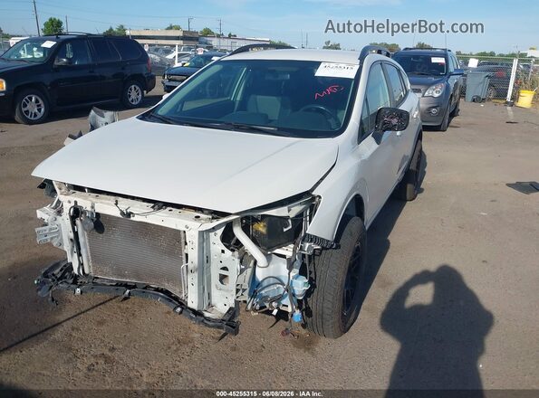 JF2GTABC6J9290990 2018 SUBARU CROSSTREK Белый Передняя левая четверть