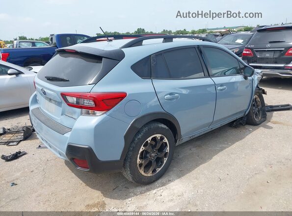 JF2GTABC6M8224272 2021 SUBARU CROSSTREK Blue Trasero derecho