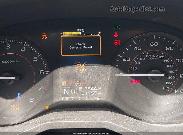 JF2GTABC6M8224272 2021 SUBARU CROSSTREK Blue Vista de los asientos traseros