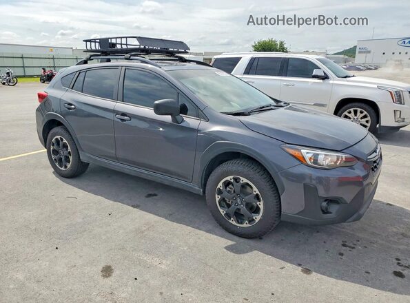 JF2GTABC6M8377668 2021 SUBARU CROSSTREK Charcoal Առջևի աջ