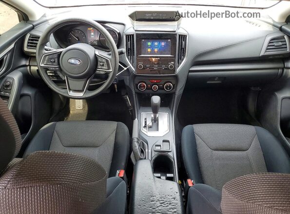 JF2GTABC6M8377668 2021 SUBARU CROSSTREK Charcoal Առջևի վահանակի տեսք
