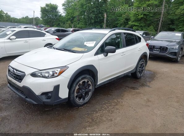 JF2GTABC7M8212034 2021 SUBARU CROSSTREK Белый Передняя левая четверть
