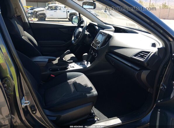 JF2GTABC7PH215794 2023 SUBARU CROSSTREK Gray Widok wnętrza z przodu