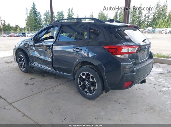 JF2GTABC8JH228660 2018 SUBARU CROSSTREK Gray Rear left