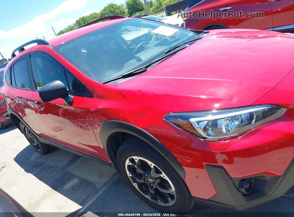 JF2GTABC8P8272036 2023 SUBARU CROSSTREK Red უკანა სალონის ხედი