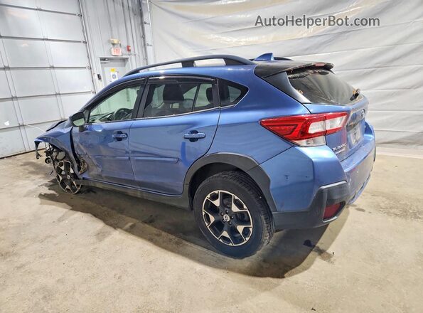 JF2GTABC9J9235269 2018 SUBARU CROSSTREK Синий Задняя левая четверть