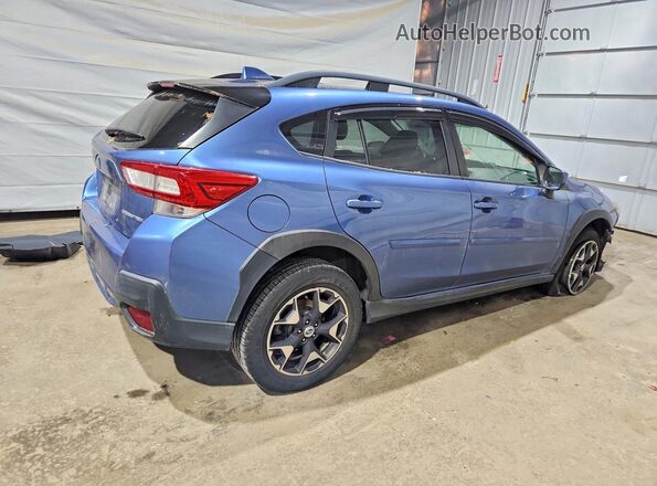 JF2GTABC9J9235269 2018 SUBARU CROSSTREK Синий Задняя правая четверть