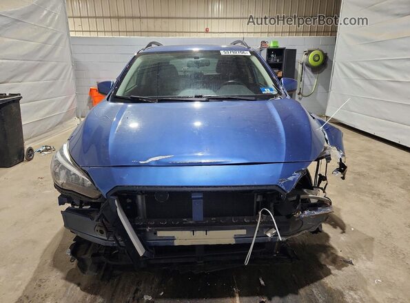 JF2GTABC9J9235269 2018 SUBARU CROSSTREK Синий Вид спереди