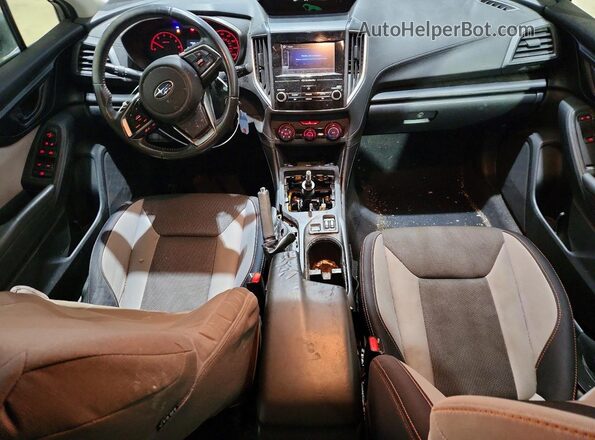 JF2GTABC9J9235269 2018 SUBARU CROSSTREK Синий Вид панели приборов
