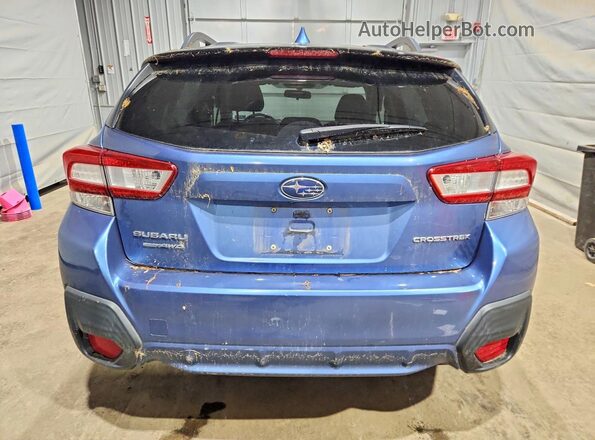 JF2GTABC9J9235269 2018 SUBARU CROSSTREK Синий Вид сзади