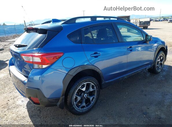 JF2GTABC9JH248965 2018 SUBARU CROSSTREK Синий Задняя правая четверть