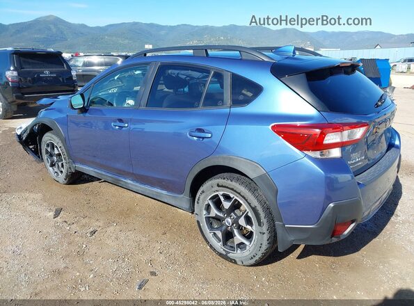 JF2GTABC9JH248965 2018 SUBARU CROSSTREK Синий Задняя левая четверть