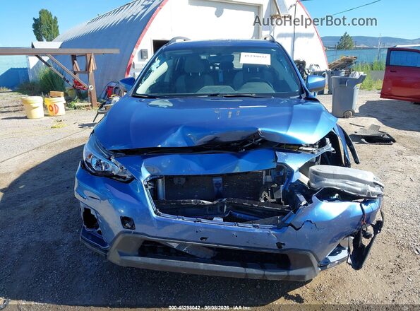 JF2GTABC9JH248965 2018 SUBARU CROSSTREK Синий Вид спереди