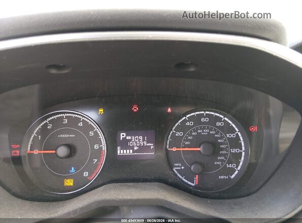JF2GTABC9JH264678 2018 SUBARU CROSSTREK Red უკანა სავარძლების ხედი