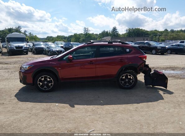 JF2GTABC9JH264678 2018 SUBARU CROSSTREK Red სალონის 360-გრადუსიანი ხედი