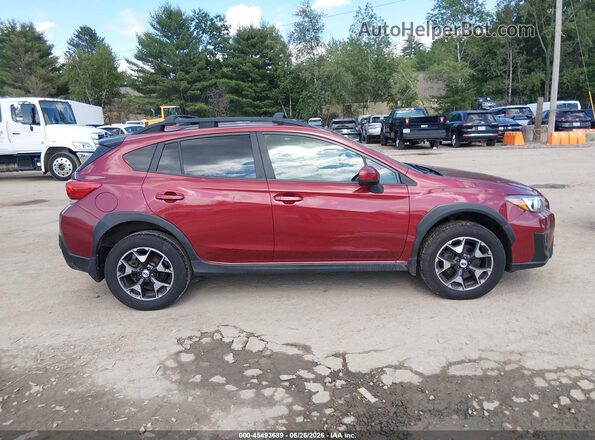 JF2GTABC9JH264678 2018 SUBARU CROSSTREK Red უკანა სალონის ხედი