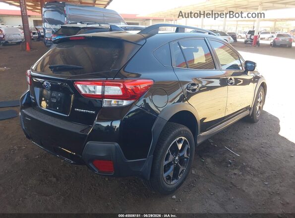 JF2GTABC9JH333370 2018 SUBARU CROSSTREK Black Задня права чверть