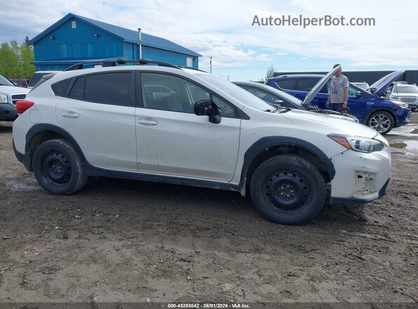 JF2GTABCXJH242186 2018 SUBARU CROSSTREK White Rear interior view