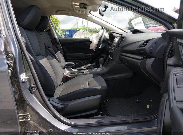 JF2GTABCXPH260552 2023 SUBARU CROSSTREK Gray Widok wnętrza z przodu