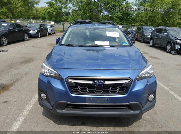 JF2GTACC0K9228825 2019 SUBARU CROSSTREK Blue Вид щитка приладів