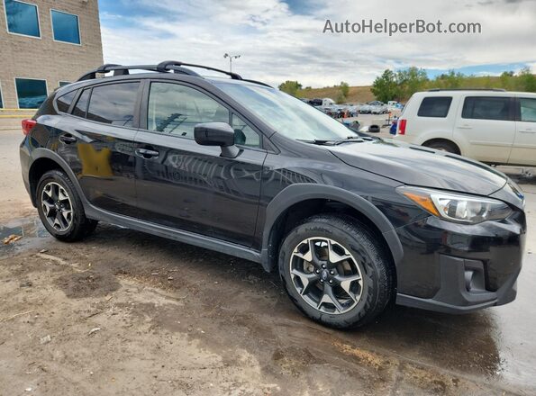 JF2GTACC1KH207732 2019 SUBARU CROSSTREK Черный Передняя правая четверть