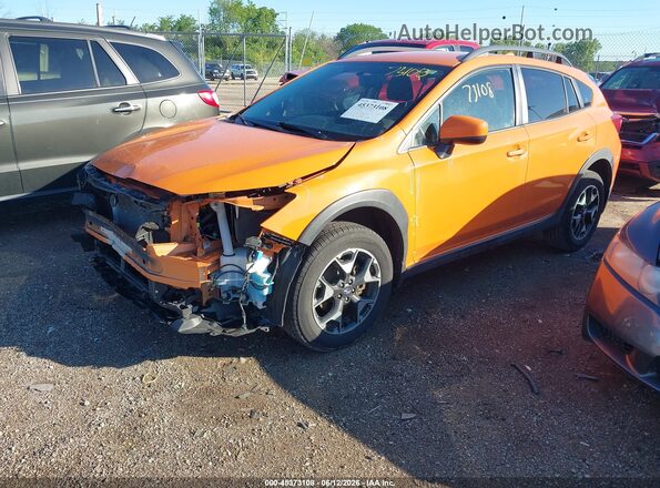 JF2GTACC2K8237385 2019 SUBARU CROSSTREK Orange Front left
