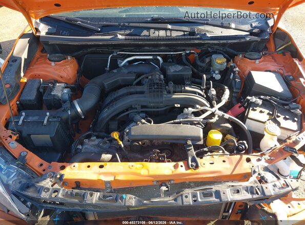 JF2GTACC2K8237385 2019 SUBARU CROSSTREK Orange Rear view