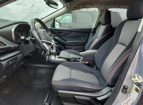 JF2GTACC2KH342895 2019 SUBARU CROSSTREK Silver Widok wnętrza z przodu
